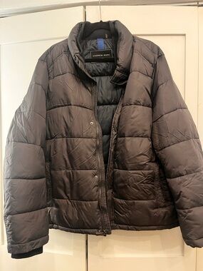 Andrew Marc Black Quilted puffy Jacket